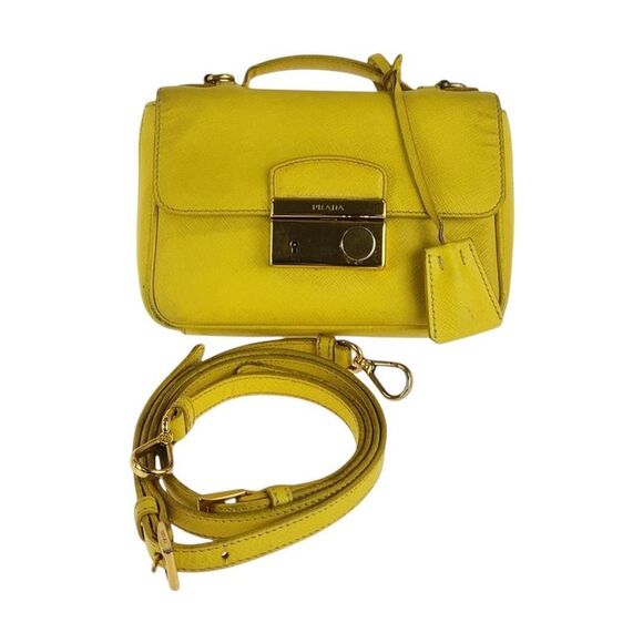 Pre Loved prada Women yellow | yellow Handbags - Picture 1 of 8